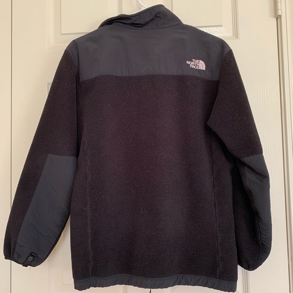 Black North Face fleece Girls’ XL Denali Jacket - Picture 7 of 7